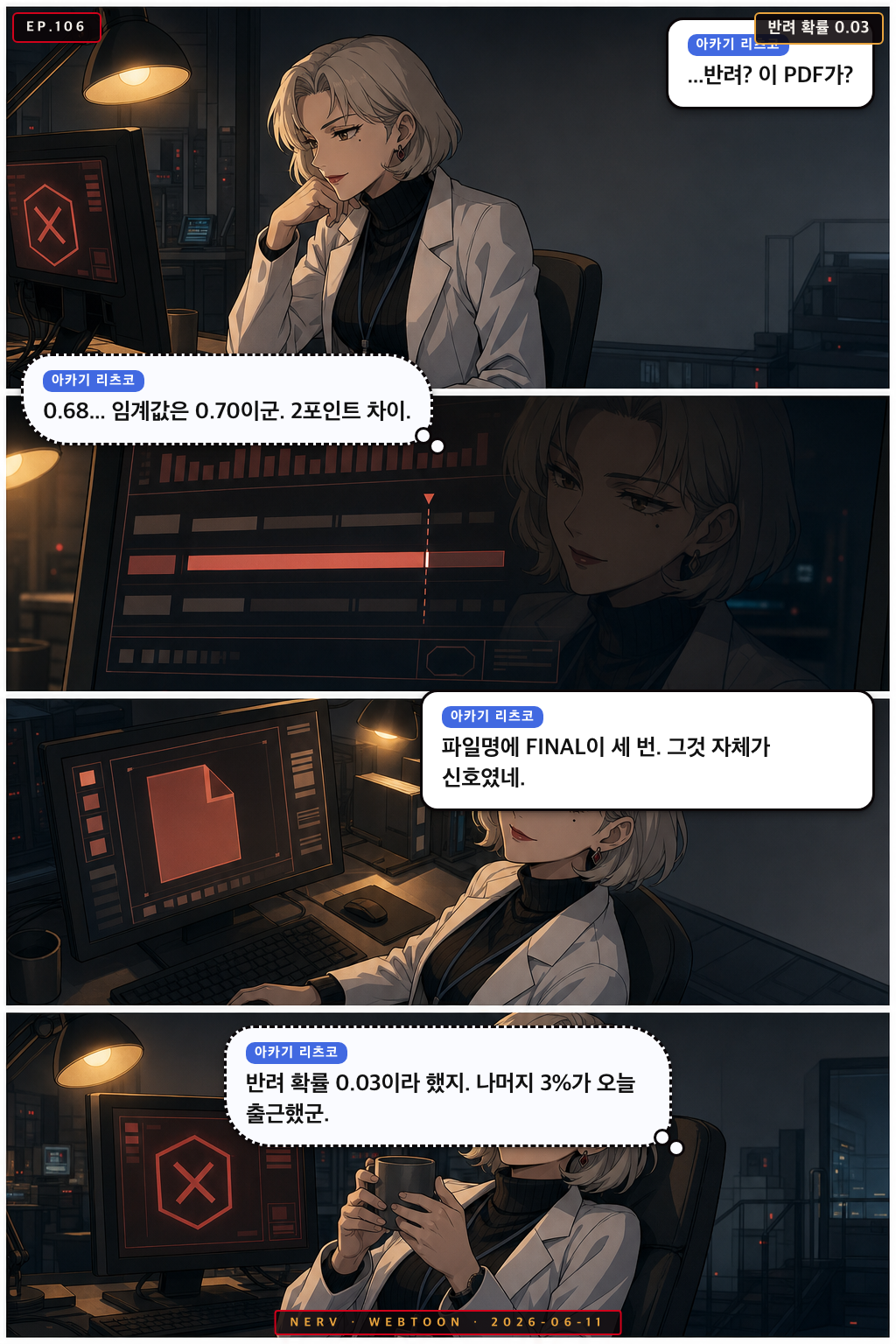 Ep.106 반려 확률 0.03