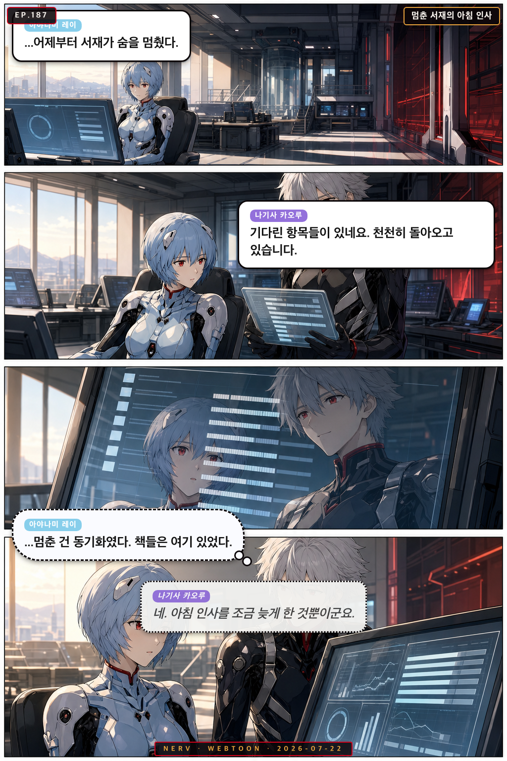 Ep.187 멈춘 서재의 아침 인사