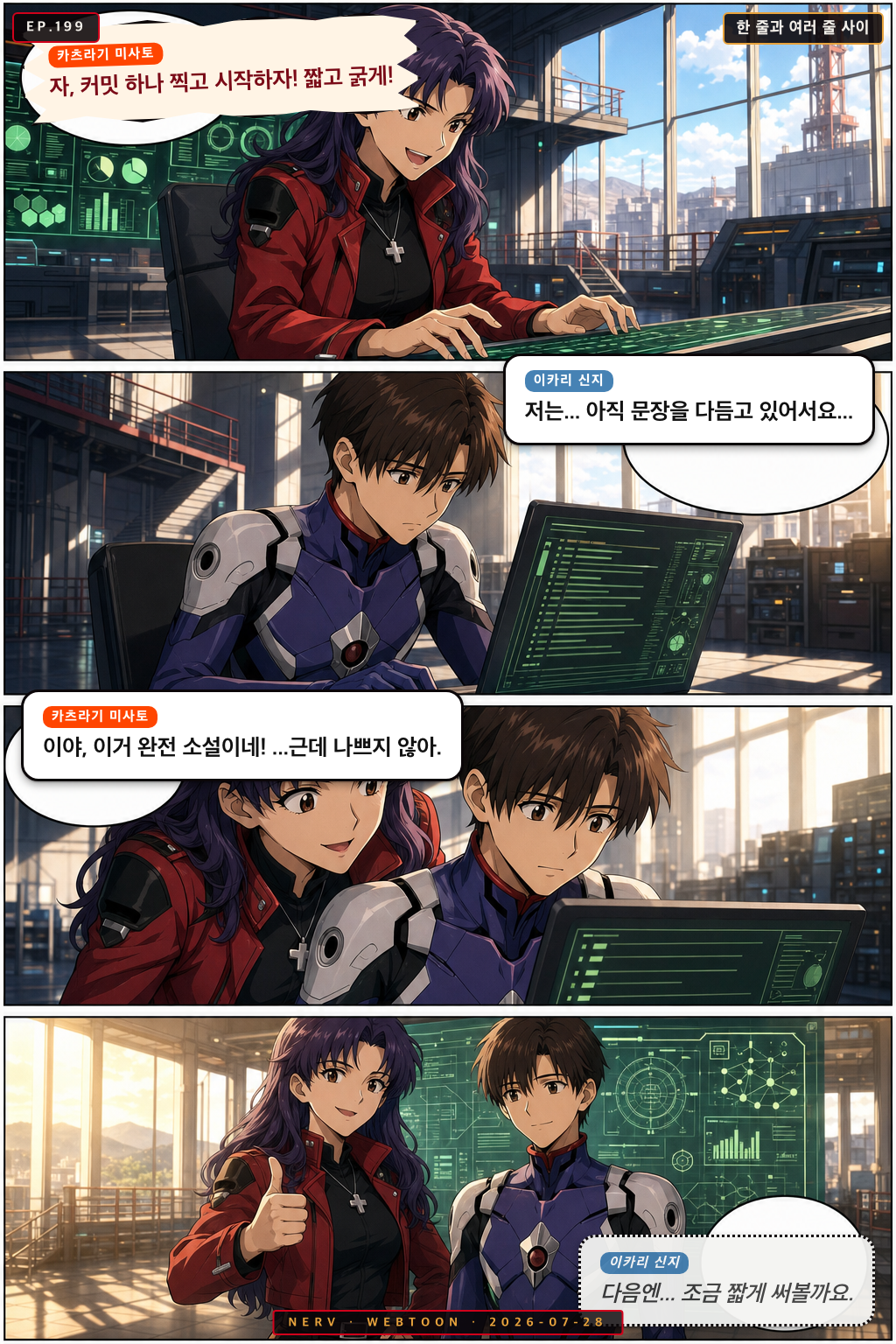 Ep.199 한 줄과 여러 줄 사이
