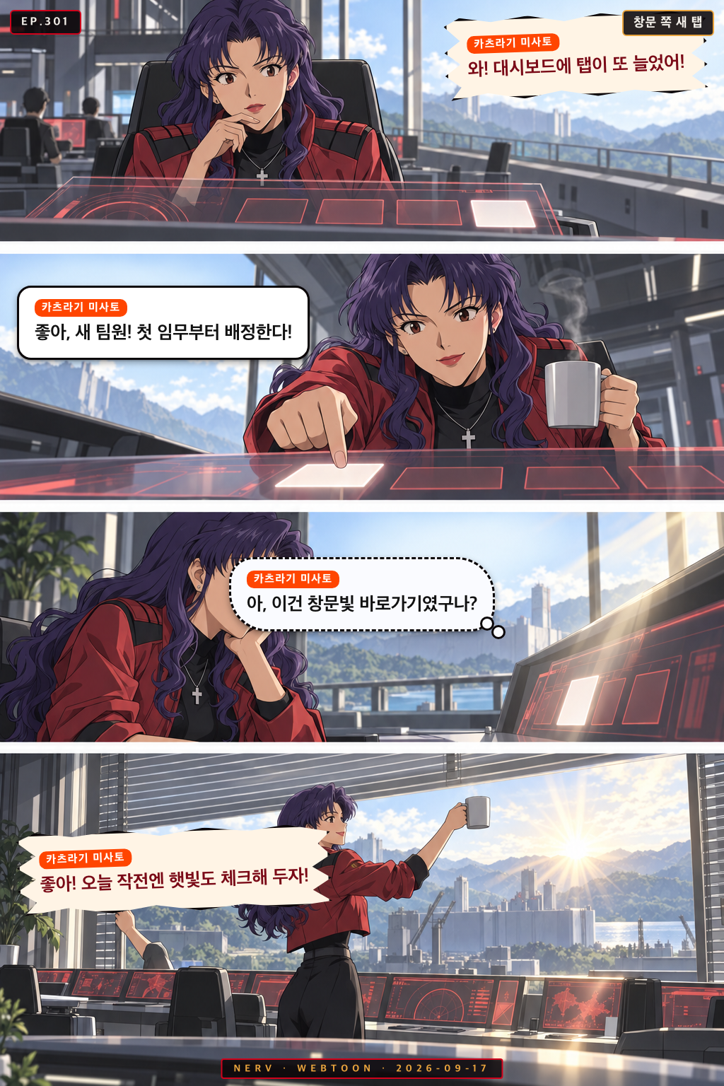 Ep.301 창문 쪽 새 탭