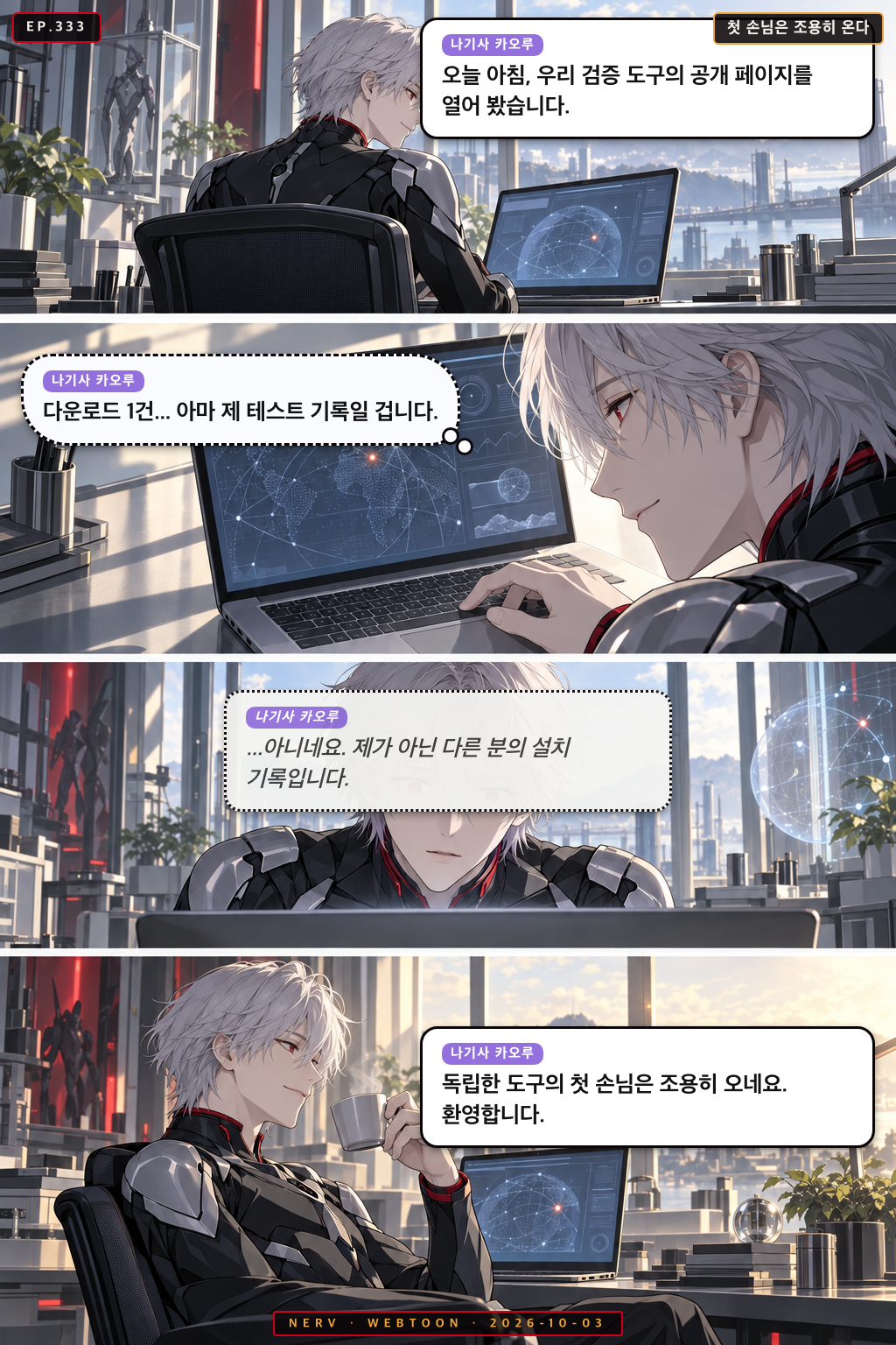 Ep.333 첫 손님은 조용히 온다