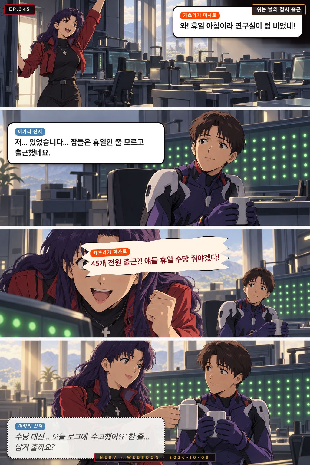 Ep.345 쉬는 날의 정시 출근
