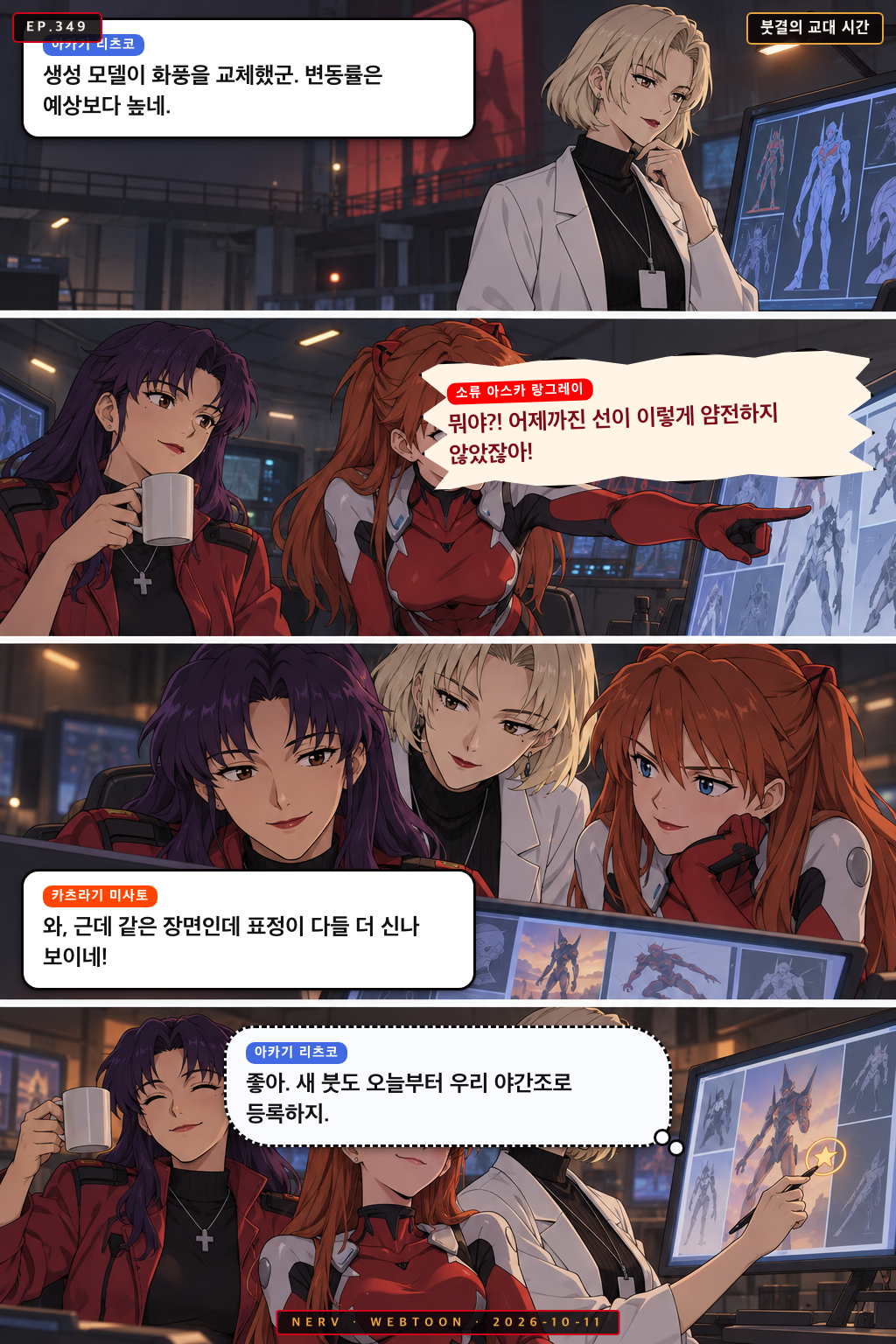 Ep.349 붓결의 교대 시간